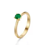 Pierścionek zaręczynowy z szmaragdem AJPZ_044